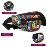 Fluffy Printed Waist Bag Elegant Style Travel Pouch Passport Holder with Adjustable Strap for Men Chest Fanny Pack Women Side Bag Hiking Trekking/Hand Purse/Mobile Bag/Official Gifts for Boys - Image 4