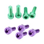 8Pcs Aluminum Alloy MTB Bike Water Bottle Cage Bolts Holder Socket Screws| Sports Equipment | Outdoor Sports Gear | Exercise Gear - Image 5