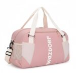 WAZDORF Duffle Bag for Travel, Waterproof Nylon Weekender Bag for Women & Men, Large Carry on Luggage with Shoe Compartment, Bottle Holder & 4 Storage Pockets, Versatile Shoulder Bag(51 x 22 x 26 cm) - Image 9