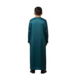 BOYS MUSLIM JUBBA THOBE| EID RAMADAN Special Outfit EMBROIDERRY DESIGNER - Image 3