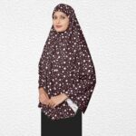 Women Printed Instant Hijab with Cap – Full Coverage Ready-to-Wear Muslim Prayer Hijab | Soft Breathable Namaz for Women & Girls - Image 3