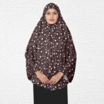 Women Printed Instant Hijab with Cap – Full Coverage Ready-to-Wear Muslim Prayer Hijab | Soft Breathable Namaz for Women & Girls - Image 4