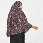 Women Printed Instant Hijab with Cap – Full Coverage Ready-to-Wear Muslim Prayer Hijab | Soft Breathable Namaz for Women & Girls - Image 5