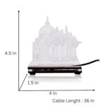Ajmer Sharif Dargah KGN LED Light Showpiece USB Powered Islamic Muslim Car Dashboard and Home Decor(4.5 inches) - Image 3