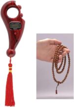 Digital Finger Counter, Manual Hand Finger Digital Counting Machine, Digital Jaap Mala, Tally Counter, Digital Tasbih Counter, Wooden Color Counter for Pooja, Meditation, Prayer (1Pcs) - Image 8