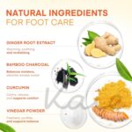 Foot patch (pack of 4) Herbal And Gentle Ingredient Detox Foot Pads, Natural Ingredients for Sleep Aid, Pain Relief, Toxin Removal with Bamboo Vinegar and Acupoint Micro-Massage Technology(40 Pads) - Image 3