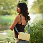 Eco Right Crossbody Box Sling Bags for Women & Men, Canvas Sling Bag for Women Stylish Crossbody Bag with Adjustable Strap - Image 3