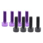 Lot 8 Aluminum Alloy Bike Water Bottle Cage Bolts Holder Socket Screws | Sports Equipment | Outdoor Sports Gear | Exercise Gear - Image 4
