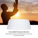 Shanrya Muslim Prayer Hat, Muslim Hat Saudi Arabia Headwear for Daily Wear for Prayer for Men for Women - Image 4