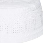 Shanrya Muslim Prayer Hat, Muslim Hat Saudi Arabia Headwear for Daily Wear for Prayer for Men for Women - Image 9