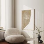 VIBBES Modern Islamic Arabic Calligraphy Wall Art Frames, SubhanAllah & Haza Nis Siratal Mustaqeem, Set of 2 (Medium - 14x10 Inches) - Image 7