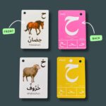 Arabic Alphabet Flash Cards for Kids Toddler and Adults, Arabic First Words, Letter Recognition, Homeschool Learning, Arabic Teacher - Image 3