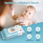 Tiny Tabs Baby Wipes with Lid -Pack of 3 | Gentle & Soft Wet Wipes |Paraben Free, pH Balanced, Safe, Baby Wipes Combo for Home & Travel - Image 5