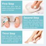 MEDITIVE electric foot callus remover with 3 Interchangeable Head Rollers, Rechargeable for Foot Care, Callus & Dead Skin Removal, foot cleaner for dead skin, heel cleaner machine,heel crack remover machine - Image 5