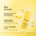 FoxTale SPF 70 Niacinamide Dewy Sunscreen With PA++++ For Dewy Sun Protection|Tan Protection|Lightweight|No White Cast|Non Greasy|Anti-Tan Formula|For Spot Depigmentation|For Men & Women|15 ml - Image 3