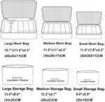 7 pc / 6 pc Travel Oraganizer Packing cubes kit, Sapace Saver Multi use Bag for Men and Women, Clothes packing cubes for travel, Cupboard Oraganizer cubes (6 POUCH-PURPLE) - Image 5
