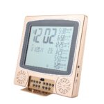Azan Clock, Prayer Times Table Clock, Automatic Islamic Muslim Digital Azan Wall Alarm Clock with Makkah Music & Azan Time Remind, Mosque Decorative Clock, Support Temperature Display - Image 6