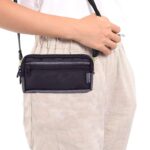 Saco Universal Small Zipper Cellphone Holster Belt Loops Clip case Pouch Horizontal Waist Bag with Card Holder for Running, Camping, Hiking, Rock Climbing/Dual Mobile Pouch - Image 6