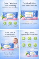 Hygiene Plus Baby Moisturising Wipes, Extra Thick and Extra Moist, 72 Wipes per Pack, 2 Pack - Image 4