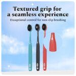 Perfora Flexi Toothbrush For Kids & Adults | With Charcoal Infused Bristles | Ulta Soft Bristles For Plaque Removal | Tooth Brush Set (Pack Of 3) - Image 5