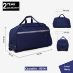 Lavie Sport Lino Wheel Duffel Bag | 2 Wheel Duffle Bag | Built to Last Wheels and Trolley - Image 5