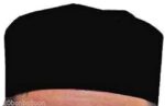 2 Pcs Black & White Islamic Hat Men Egyptian Kufi Kofi Koofi Fabric Mens Headwear Topi Imam El Shaarawy Cap Plain Prayer Muslim Egypt Arab Arabian Islam Mens Sha'rawi Worship Soft Comfortable - - Image 9