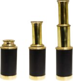Set of Nauticals Metal Compass Direction Wall Art with Brass Nautical Telescope and Sundial Compass Combo Set for Nautical Lovers - Image 4
