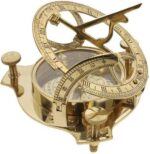 Set of Nauticals Metal Compass Direction Wall Art with Brass Nautical Telescope and Sundial Compass Combo Set for Nautical Lovers - Image 5