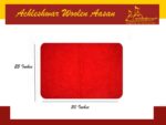 Achleshwar Combo Woolen Aasan - Premium Handcrafted Prayer & Meditation Mat Soft Comfortable | Black & Red | 23x30 Inch - Image 8