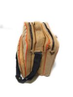 Document Holder Cross Body Money Carry Office MR Shoulder Bag in Special "Polyester Woven Fabric" (Washable) Medium (Spanish Red) - Image 3