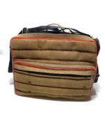 Document Holder Cross Body Money Carry Office MR Shoulder Bag in Special "Polyester Woven Fabric" (Washable) Medium (Spanish Red) - Image 4
