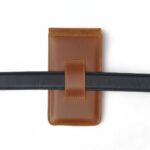 MENSCH Holster Leather Mobile Phone Pouch Multifunction Belt Loop Waist Bag Pouch for Phone Upto 6.8 inch (Tan) - Image 4
