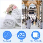 Suhine Ahram Ihram Ehram for Hajj and Umrah Islamic Ihram Clothing for Men Umrah White Hajj Gifts, 41.3 x 82.7 Inches - Image 4