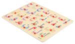 EduToys ® Arabic Urdu Alphabet Board Peg Puzzle (Wooden) with 28 Individual Pieces - Image 5