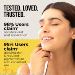 Dr. Sheth's Kesar & Kojic Acid Sunscreen SPF 50+ Pa++++ |In-Vivo Tested | For Pigmentation-Free Skin | Lightweight & Non Greasy | For UVA/UVB & Blue Light & IR Protection | No White Cast | For All Skin Types | For Men & Women | 30 g - Image 6