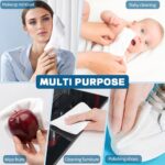 Adbeni Disposable Dry Cotton Wipes | Dual Use Wet & Dry Facial Tissue | Strong, Soft & Lint-Free | Makeup Removal, Baby Care & Daily Hygiene | Pack of 100 - Image 5