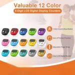 Mantra Jaap Mala Digital Counter Tally Counting Finger Portable Hand Mini Ring Tasbih Misbaha -Different Use Naam Mantra Jaap -Multi-Color (Mini Hand Tally-2) - Image 5