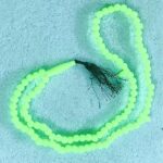 Plastic Tasbih Mala 100 Beads Prayer Beads Islamic Tasbeeh Rosary for Namaz Zikr Meditation Spiritual Chanting Religious Gift for Men Women Muslims Ramadan Use – Green - Image 5