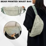 Kraptick Waist Bag | Fanny Pack & Crossbody Bag for Travel, Running, Hiking & Gym | Waterproof & Lightweight Belt Bag | Adjustable Money Belt & Waist Pouch for Men & Women |(MFP1487) - Image 3