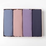 4 PCS Muslim Women Soft Premium Solid Chiffon Hijab Scarves Shawl Long Scarf Wrap Scarves with Gift Box (Mixcolor A) - Image 3