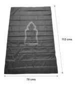 Water Proof Pocket Friendly Polyester Travel Prayer Mat ||Prayer Mat for Travel (Color - Black) (Pack of 2) - Image 3
