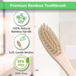 BambooIndia Eco Friendly Bamboo Tooth Brush | Soft Charcoal Infused Bristles BPA Free | Natural Antibacterial Handle | Biodegradable Manual Toothbrush for Adults | Plastic Free Oral Care (Pack of 2) - Image 6