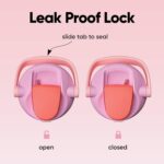 FreeSip Gym Water Bottle 30oz – Leak Proof Lock Lid, Matte Metallic Finish, Carry Handle, Durable Stainless Steel, Perfect for Workout & Sports, BPA Free (Pastel Pink, 900 ML) - Image 4