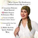 The Headscarves Women Printed Pre-Tie Scarf for Chemo Hair Loss Women Free Size - Image 3