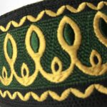 AKONNAS 2Pcs Muslim Prayer Kufi Hats for Men Islam Beanie Skull Cap Embroidered Topi Round Cap Headwear Ramadan Eid Gift(Green+Yellow), Green+yellow, One Size - Image 5