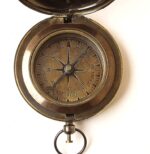 TSTE Nautical Handmade of Brass Ross London Marine Navigational Round Pocket Compass Antique Look Magnetic Compass for Outdoor Hiking, Camping Travelling - Image 5