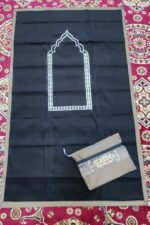 RBLISS CG Safri Velvet Prayer Mat | Full Size Travel Prayer Mat | Pocket Friendly Premium Prayer Mat | Water Proof | Multicolor - Image 3