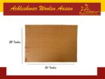 Achleshwar Combo Woolen Aasan - Premium Handcrafted Prayer & Meditation Mat Soft Comfortable | Brown & Yellow | 23x30 Inch - Image 4
