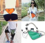 Multipurpose Waist Bag with Water Bottle Holder Men Women Adjustable Sling Crossbody Bag Travel Running Gym Outdoor Activities Lightweight Durable Waist Pouch with Mobile Pocket - Image 6