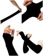 2 Pairs Biker/Sports Full Arm Fingerless Sleeves Gloves for UV, Dust, Summer, Sun Protection for men and Women - Image 4